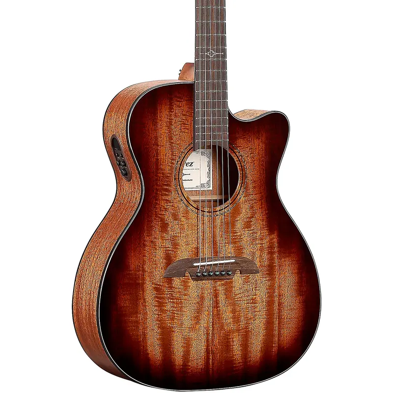Alvarez AF66CE Folk-OM Acoustic-Electric Guitar