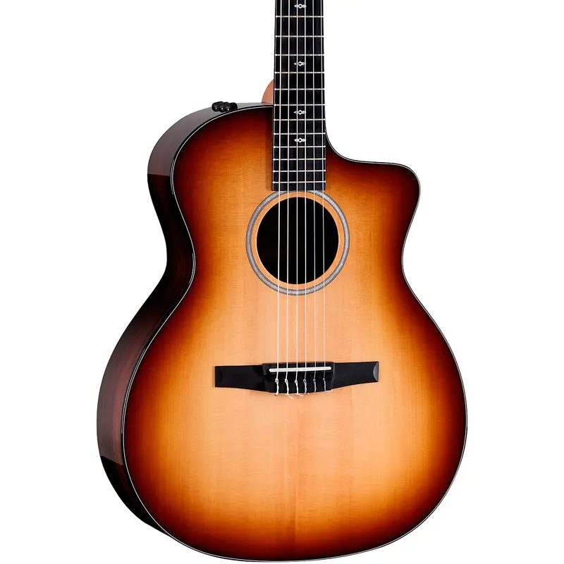 Taylor 214ce-N Plus Sunset Blvd Nylon-String Grand Auditorium Acoustic-Electric Guitar