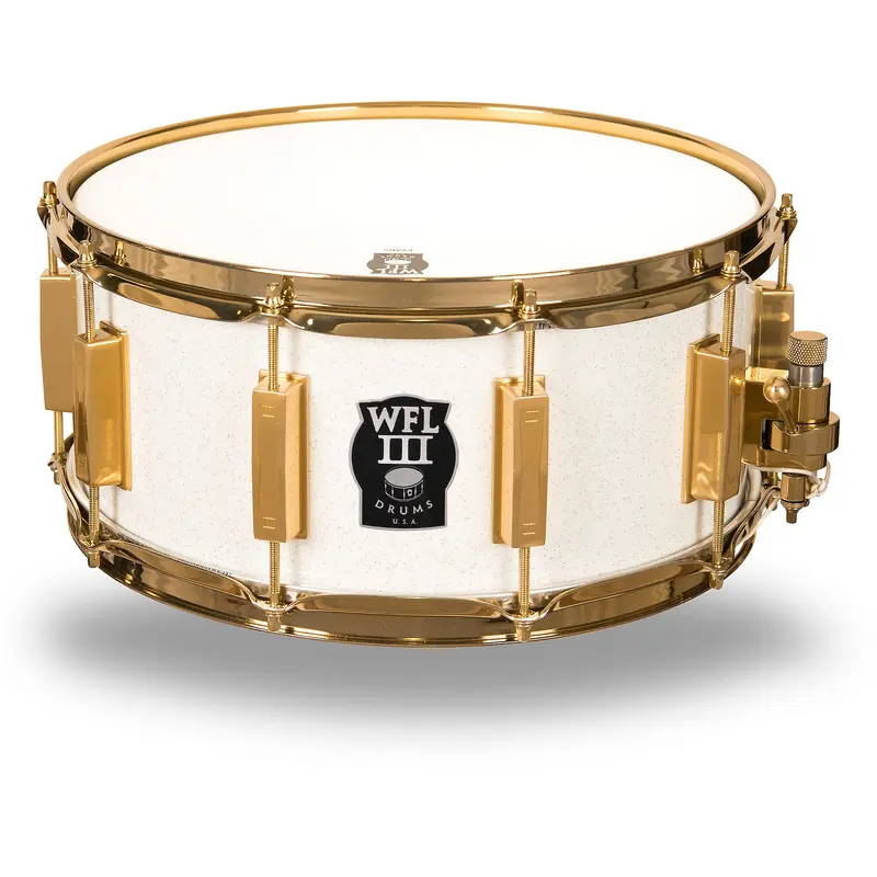 WFLIII Drums Signature Metal Snare Drum With Gold Hardware