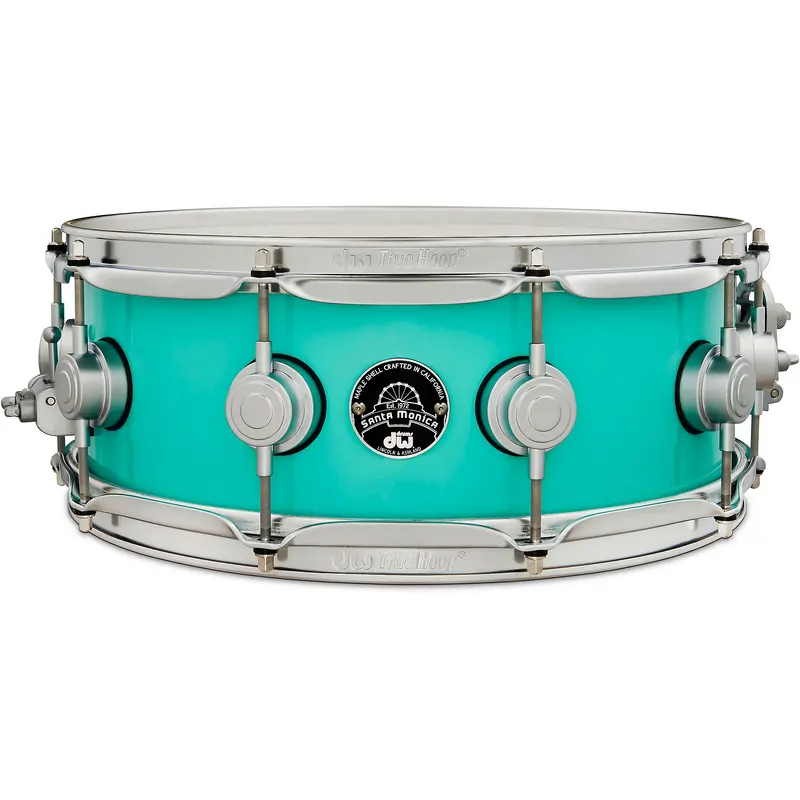 DW Collector's Series Santa Monica Snare Drum With Satin Chrome Hardware