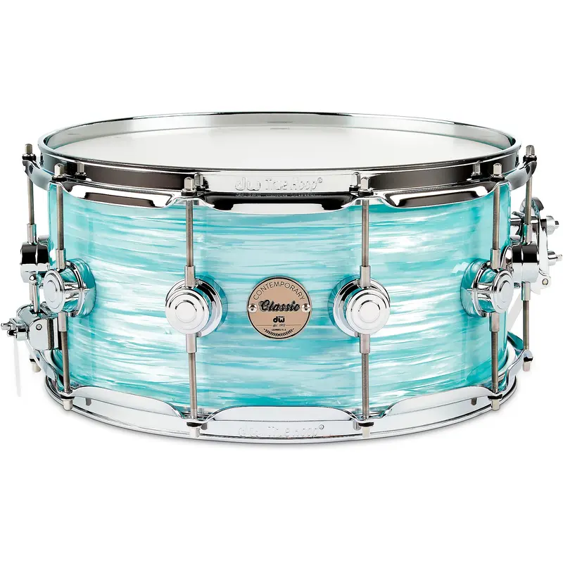 DW Contemporary Classic FinishPly Snare Drum Nickel Hardware