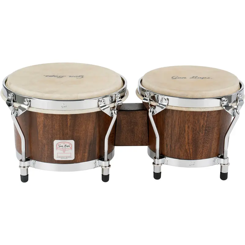 Gon Bops Mariano Bongos With Chrome Hardware