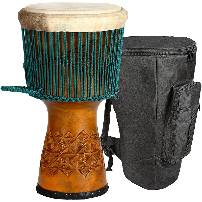 X8 Drums Jackfruit Master Series Djembe Drum with Bag