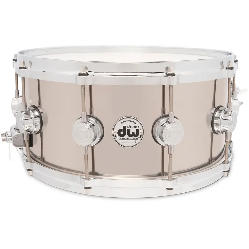 DW Collectors Series Stainless Steel Snare Drum With Die Cast Hoops