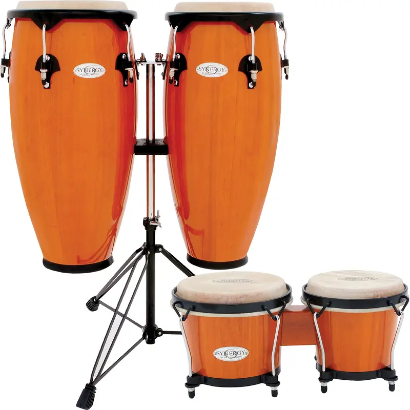 Toca Synergy Conga Set with Stand and Bongos