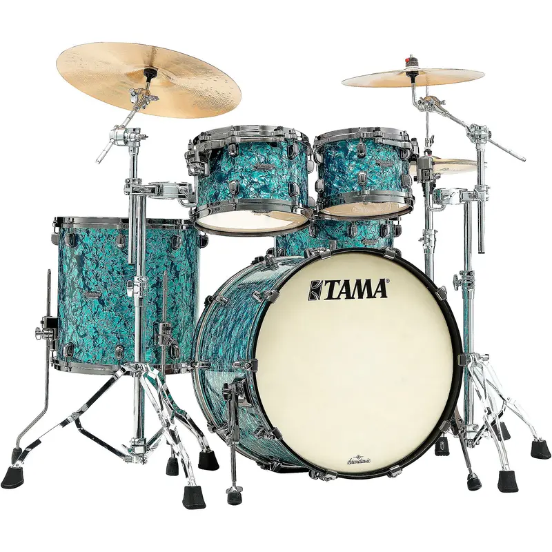 TAMA Starclassic Maple 4-Piece Shell Pack With Black Nickel Hardware and 22" Bass Drum