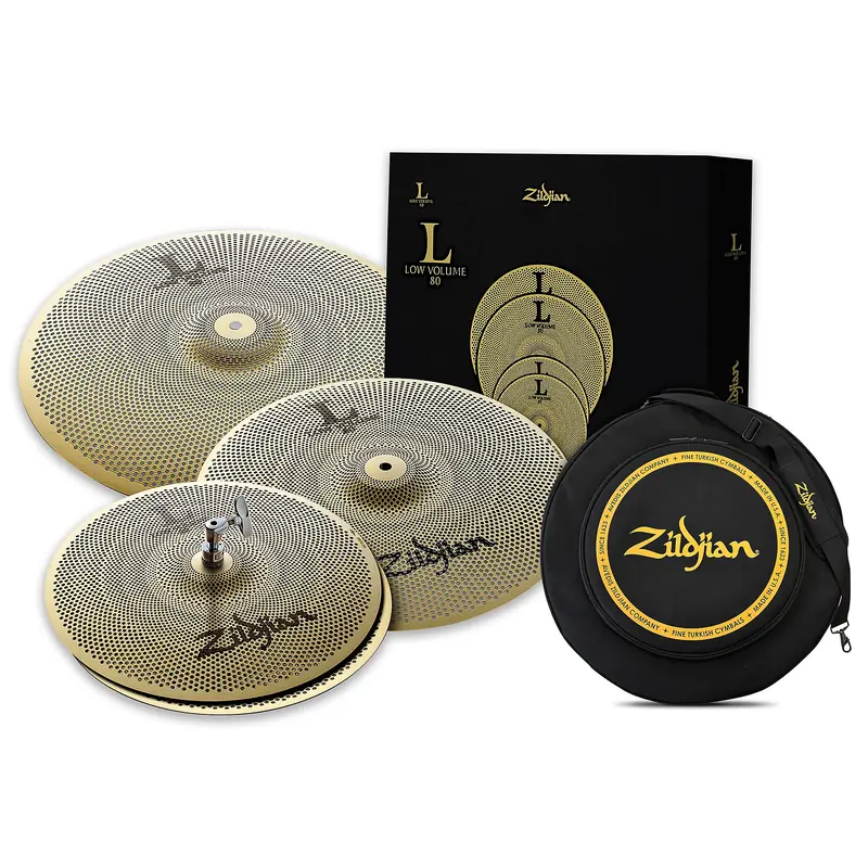 Zildjian L80 Series LV468 Low-Volume Cymbal Box Pack With Free Bag