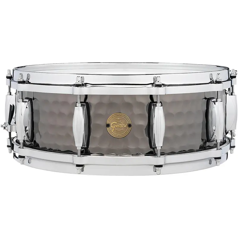 Gretsch Drums Hammered Black Steel Snare
