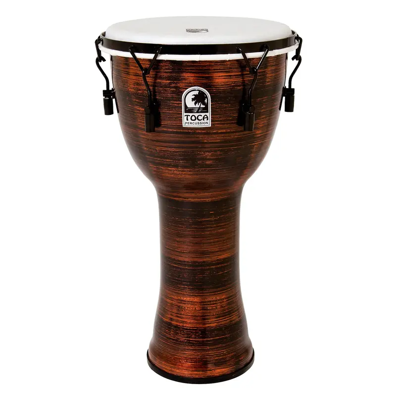 Toca Spun Copper Mechanically Tuned Djembe