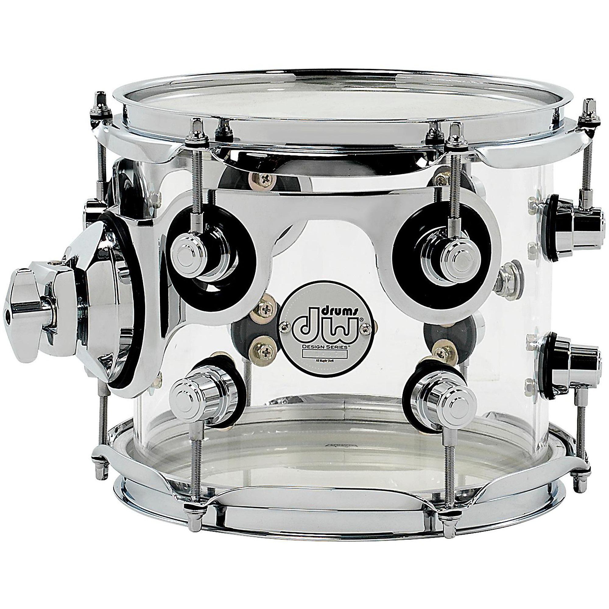 DW Design Series Acrylic Tom With Chrome Hardware