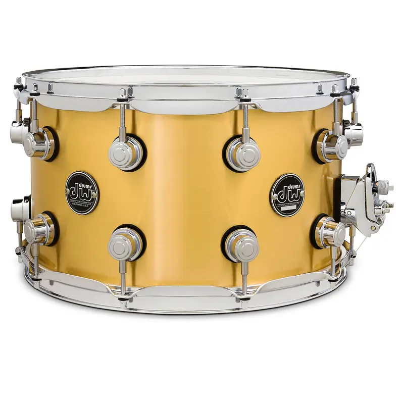 DW Performance Series 1 mm Polished Brass Snare Drum