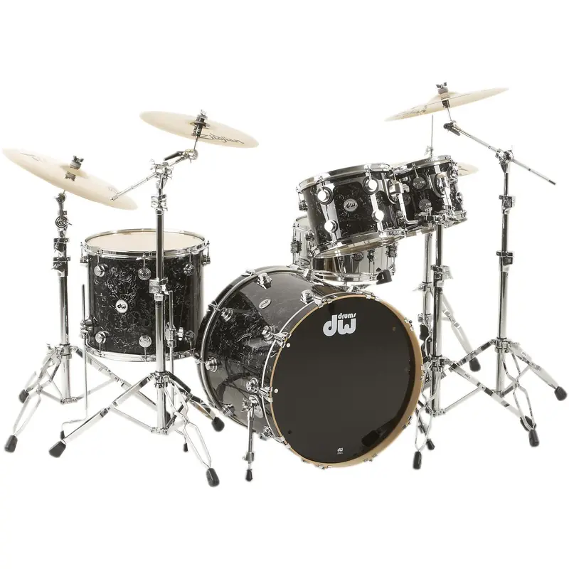 DW SSC Collectors Series 4-Piece Finish Ply Shell Pack With 22" Bass Drum