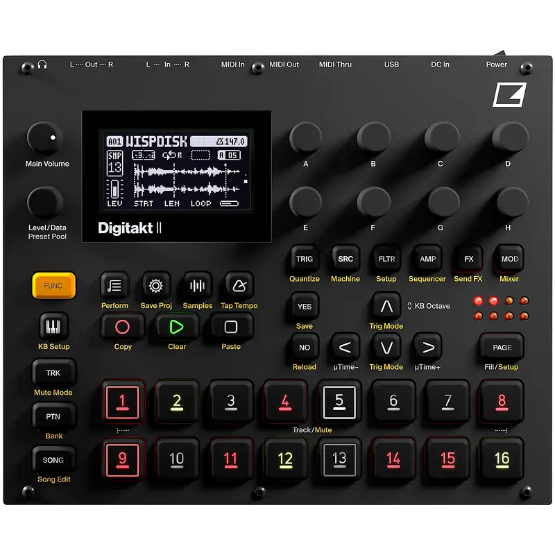 Elektron Digitakt II 16-Track Stereo Drum Computer and Sampler