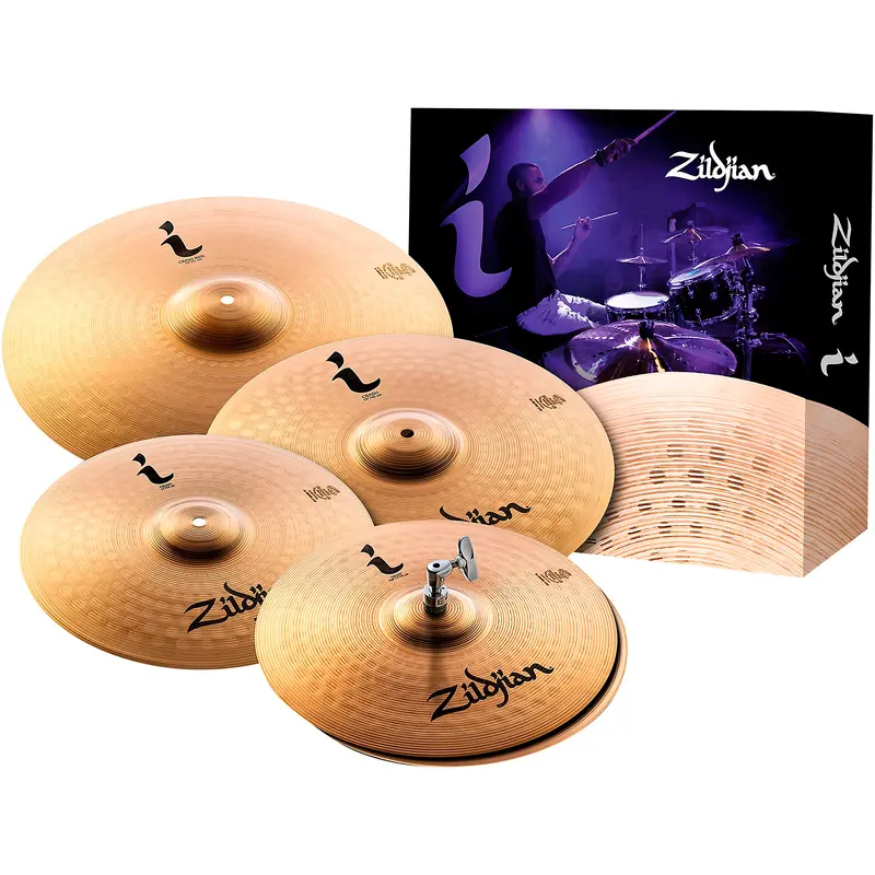 Zildjian I Series Pro Cymbal 5 Pack With Free 14" Crash