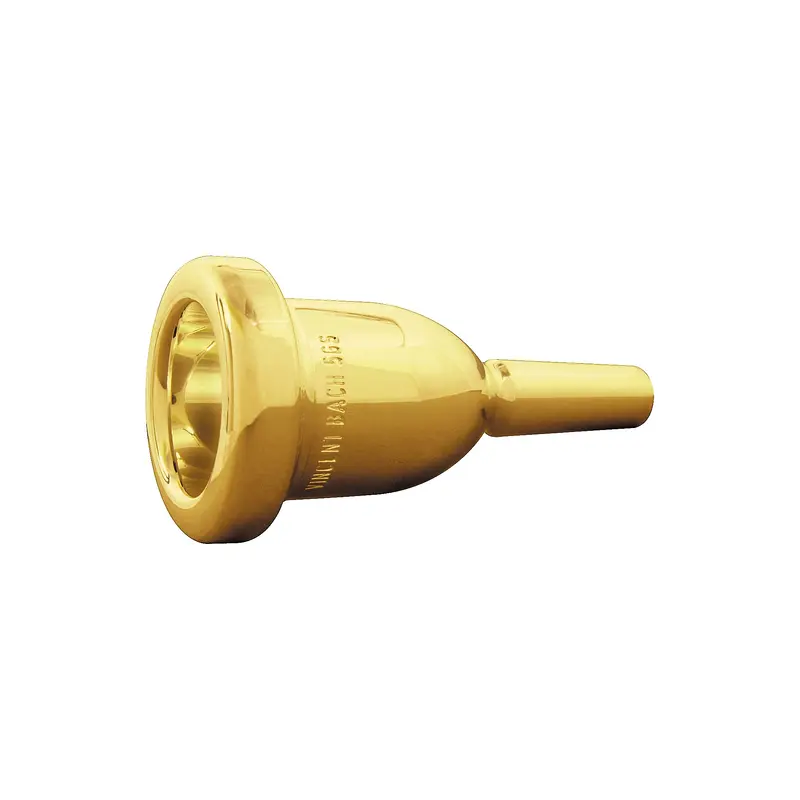 Bach Mega Tone Small Shank Trombone Mouthpiece in Gold