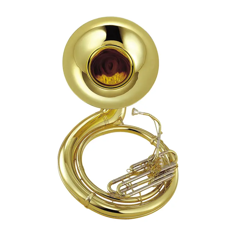 Yamaha YSH-411 Series Brass BBb Sousaphone