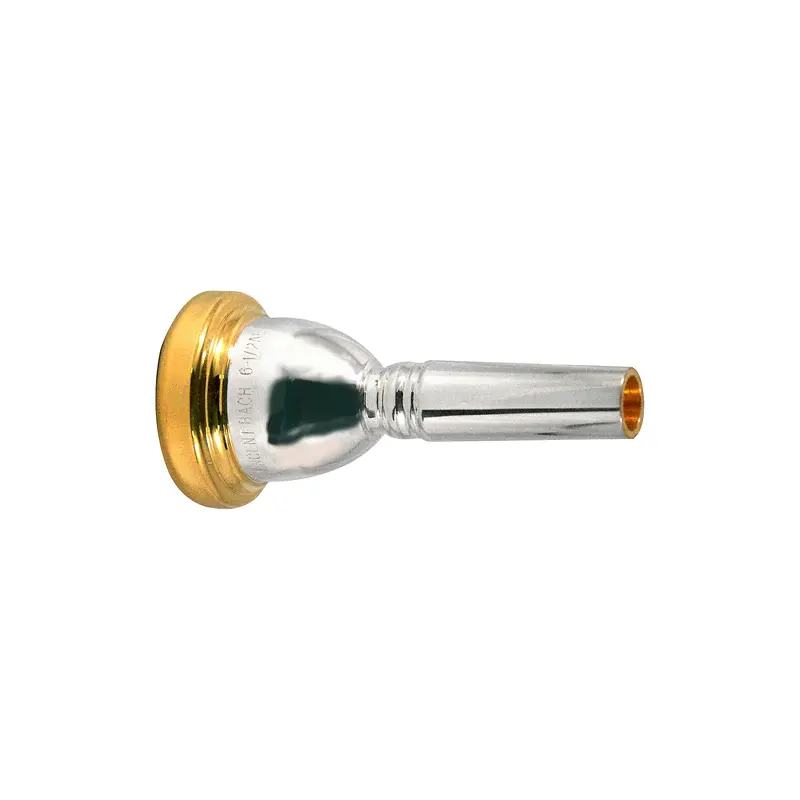 Bach Gold Rim Series Small Shank Trombone Mouthpiece