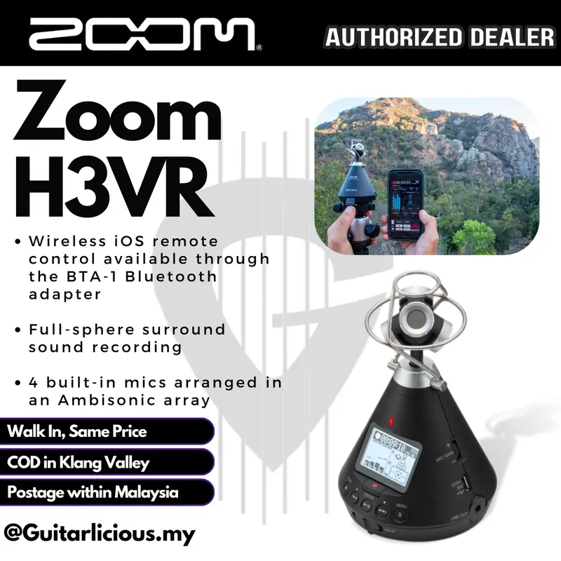 Zoom H3-VR Handy Audio Recorder ( H3VR / H3 VR )