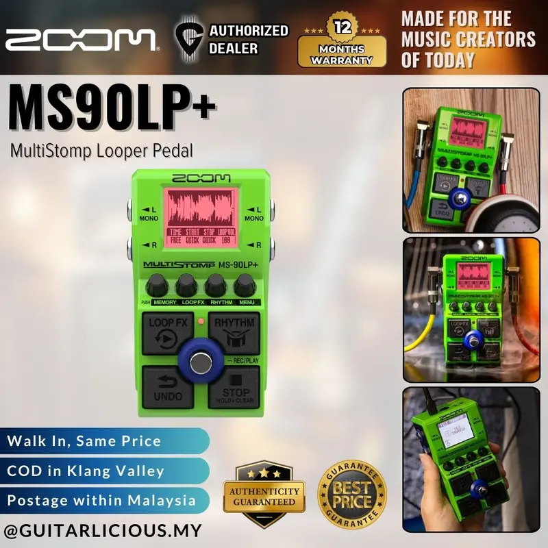 Zoom MS90LP+ MultiStomp Looper Pedal ( MS90LP+ )