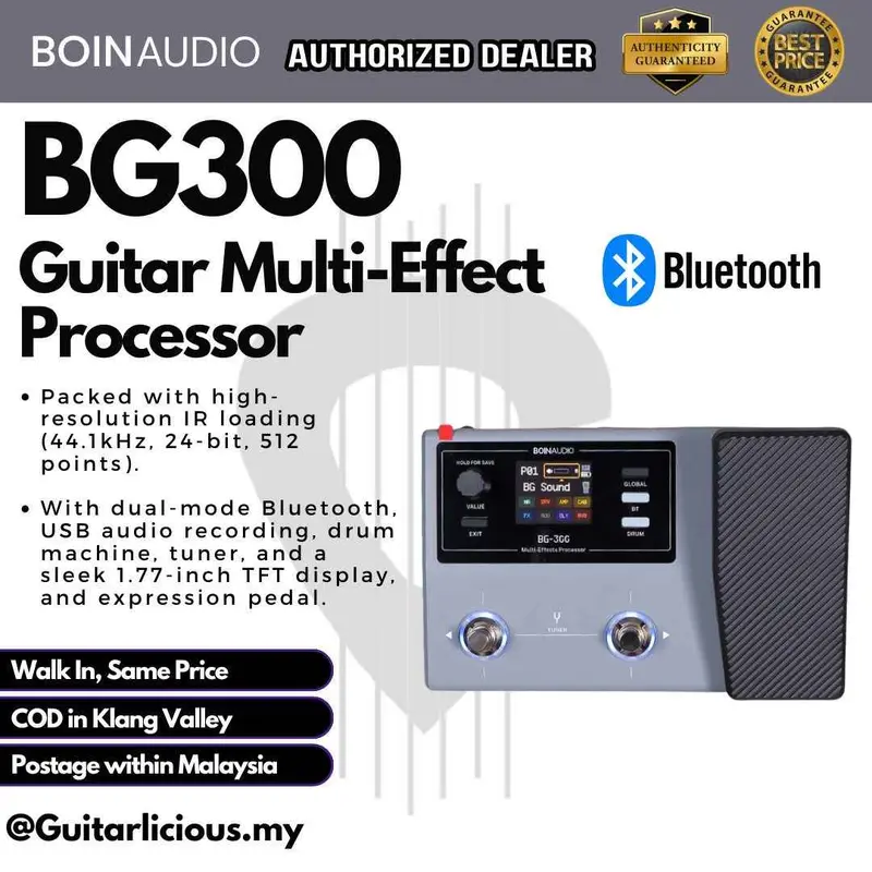 Boin Audio BG300 Guitar Multi-Effect Processor - BG300