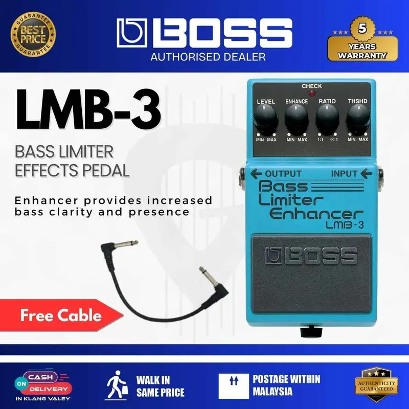 BOSS LMB-3 Bass Limiter Effects Pedal