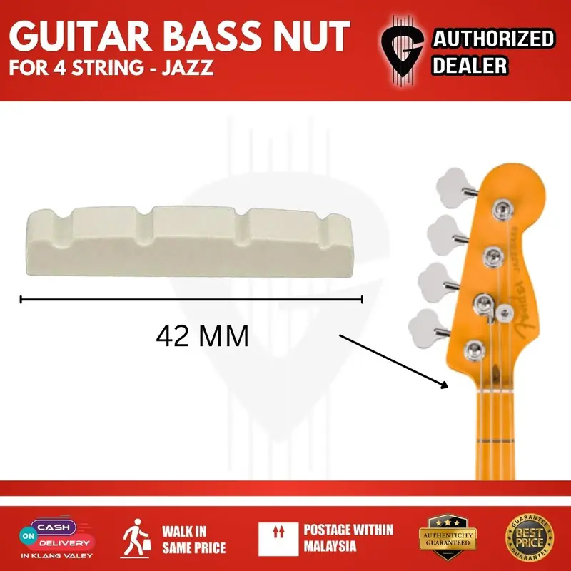 Bass Guitar Nut for 4 / 5 string - Jazz / Precision /  Small /  Big