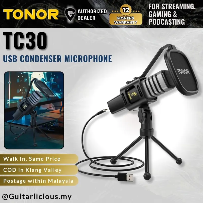 TONOR TC30 USB Condenser Microphone ( TC 30 / TC-30 )