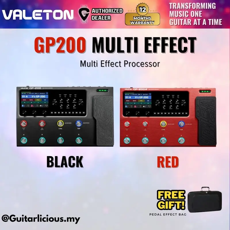 Valeton GP-200 Multi-Effects Processor Pedal Effects ( GP200 / GP 200 )