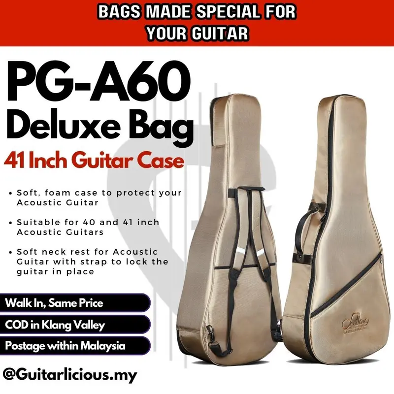 Sevillana 41 inch Sponge Padded Soft Case For Acoustic Guitar (PG-A60)