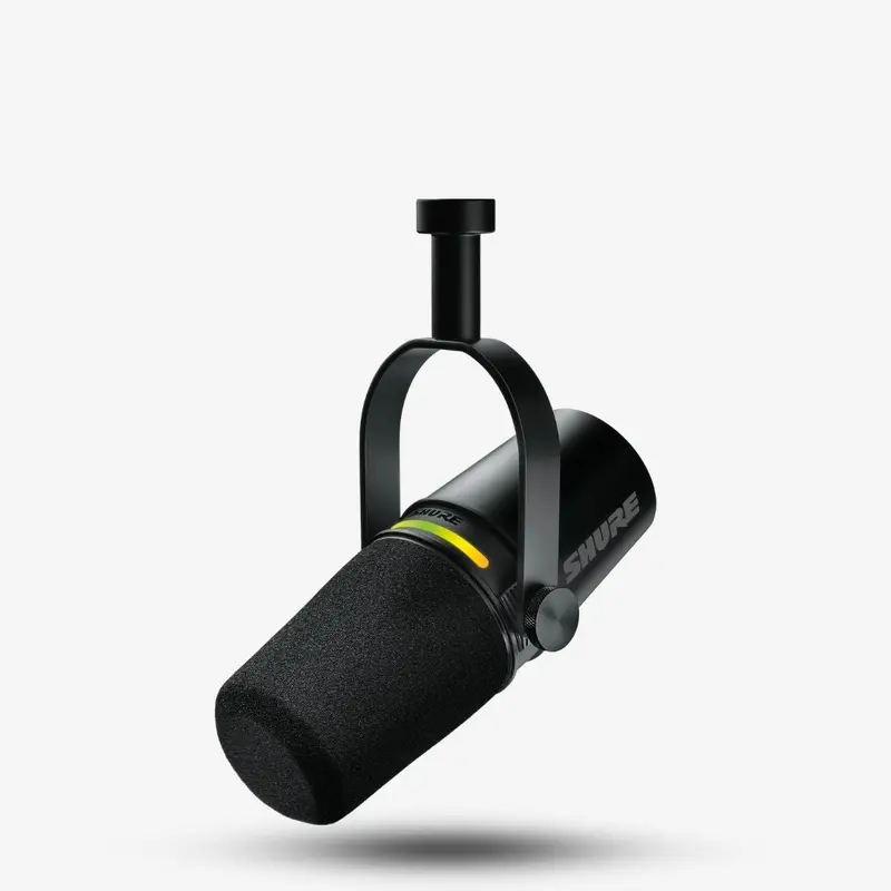 Shure MV7+ USB Podcast Microphone and Stand - Black ( MV-7+ / MV 7+ )