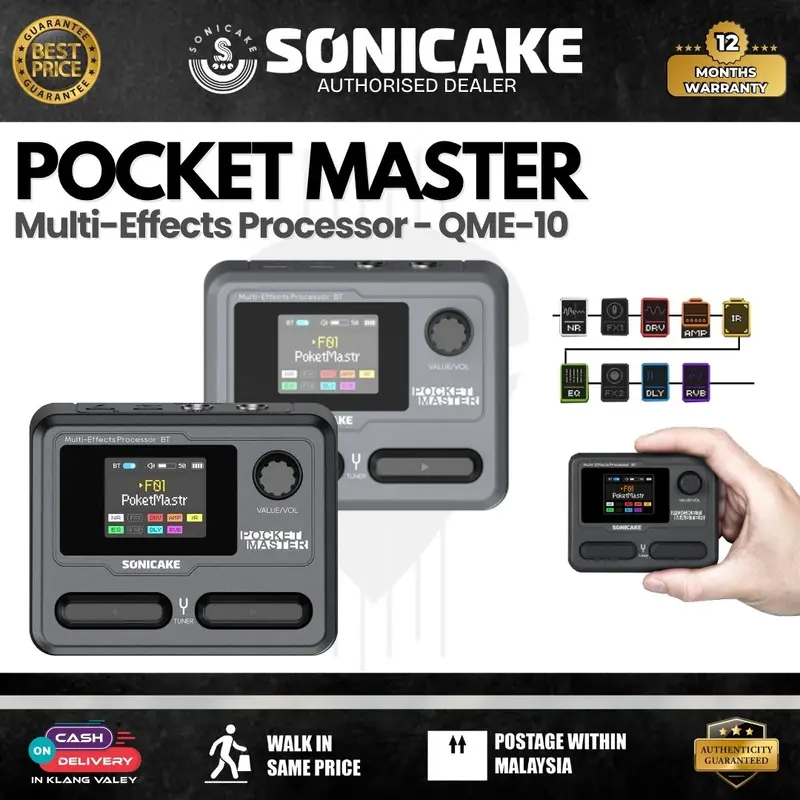 Sonicake Pocket Master Multi-Effects Processor - (  QME-10 / QME 10 )