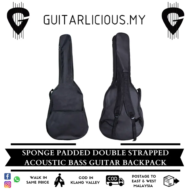 Sponge Padded Acoustic Bass Guitar Bag (TLA28)