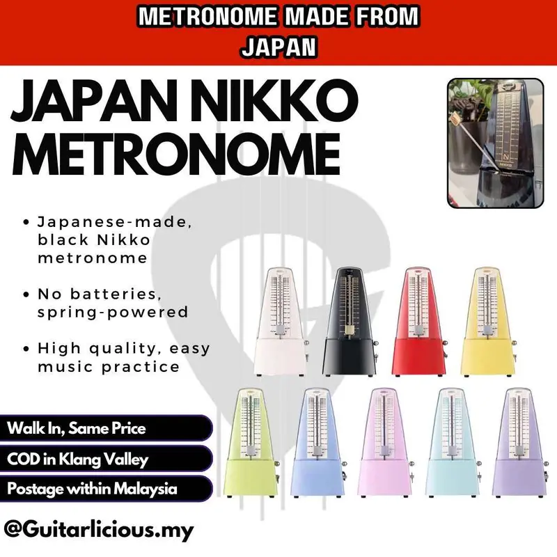 NIKKO Metronome High Quality & Made in Japan - (T/JPNIKKBK)