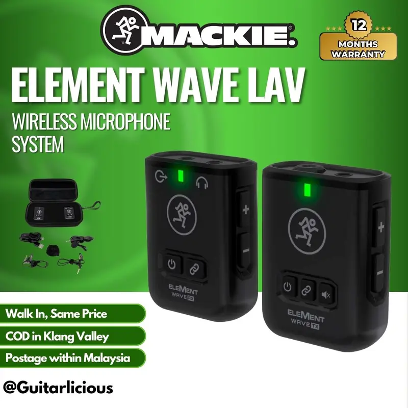 Mackie EleMent Wave LAV Wireless Microphone System