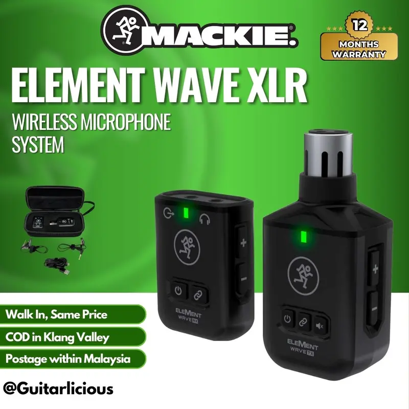 Mackie EleMent Wave XLR Wireless Microphone System