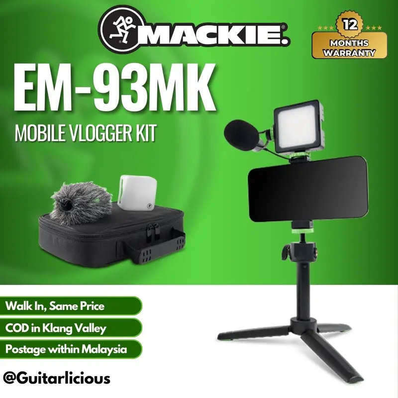 Mackie EM-93MK Mobile Vlogger Kit