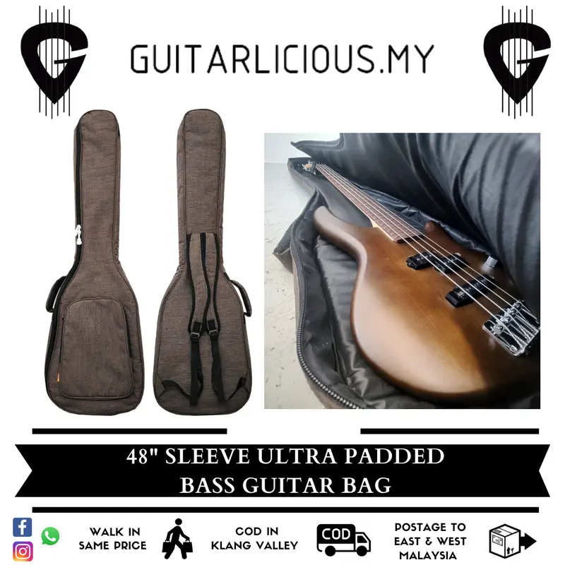 48" Sleeve Ultra Padded Bass Guitar Bag A16
