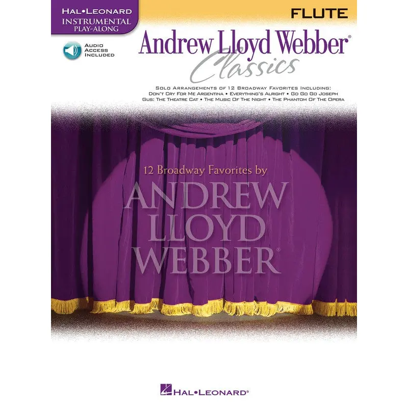 ANDREW LLOYD WEBBER CLASSICS FLUTE BK/CD