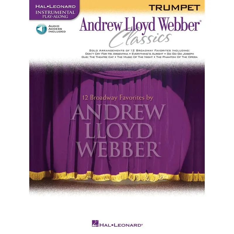 ANDREW LLOYD WEBBER CLASSICS TRUMPET BK/CD
