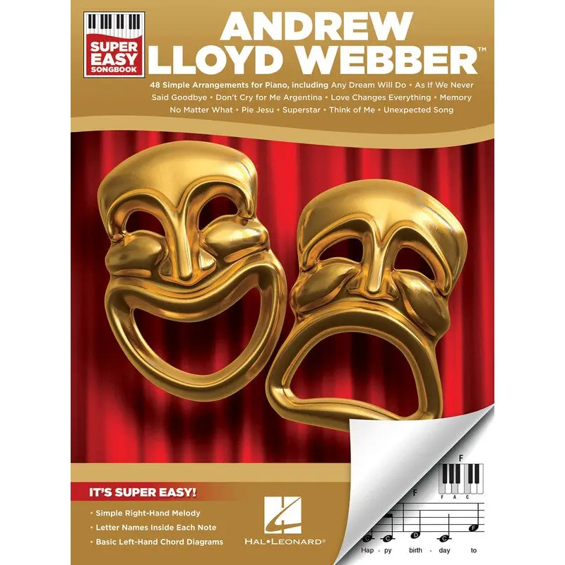 ANDREW LLOYD WEBBER SUPER EASY SONGBOOK