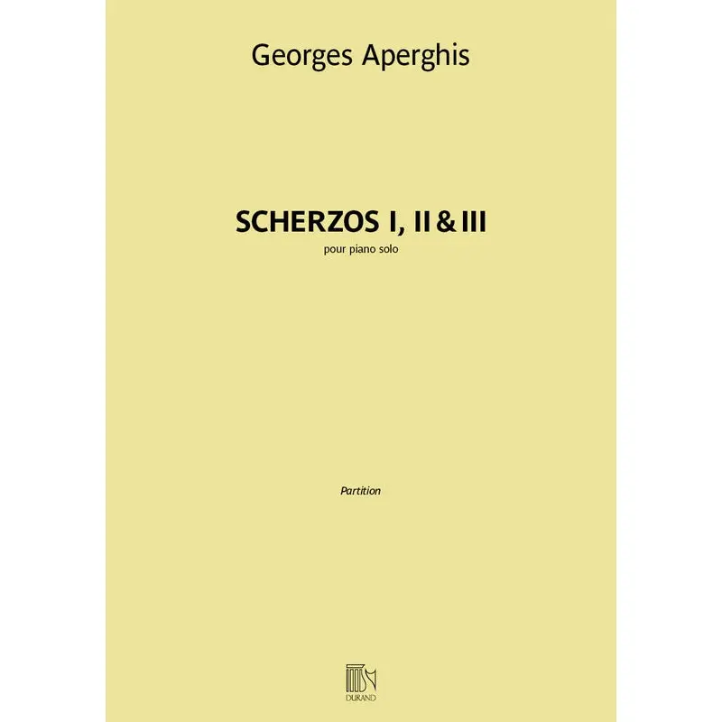 APERGHIS - SCHERZOS I, II & III FOR PIANO