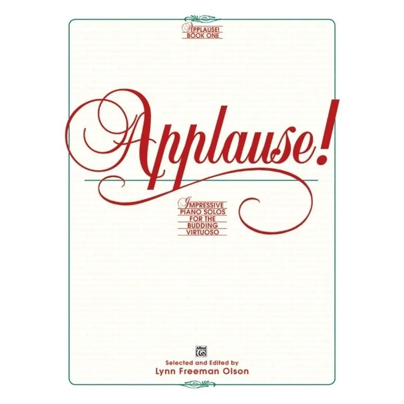 APPLAUSE BK 1 IMPRESSIVE PIANO SOLOS ED OLSON
