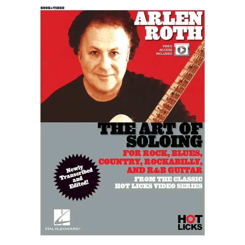 ARLEN ROTH - THE ART OF SOLOING GUITAR TAB BK/OLV