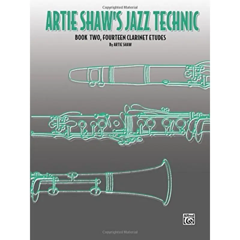 ARTIES SHAWS JAZZ TECHNIC BK 2 14 CLARINET ETUDES