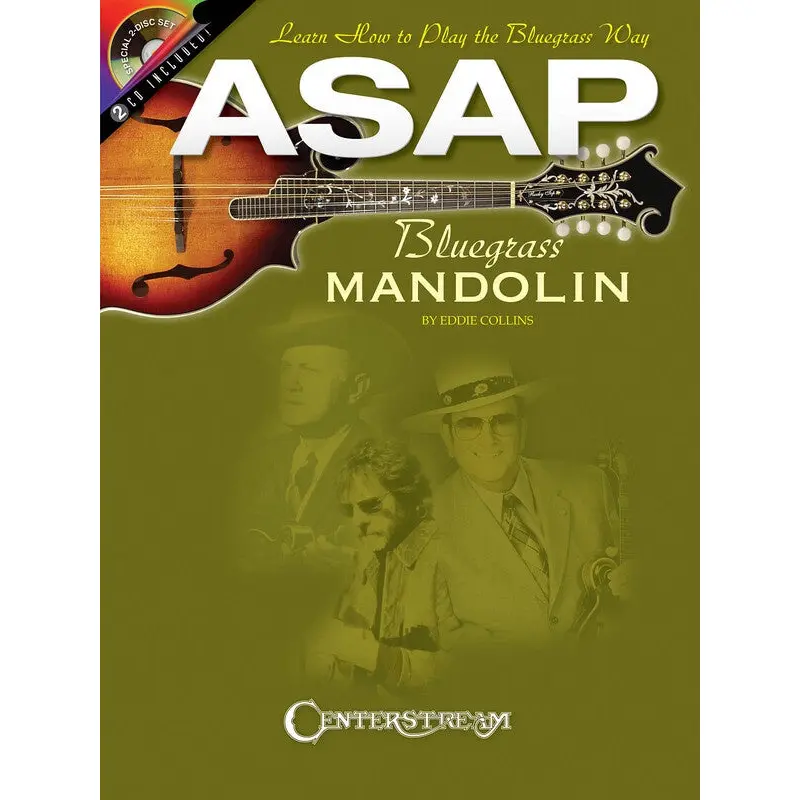 ASAP BLUEGRASS MANDOLIN BK/2CDS