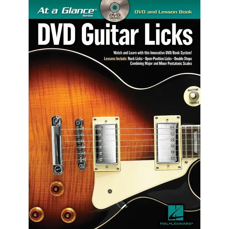 AT A GLANCE GUITAR LICKS BK/DVD