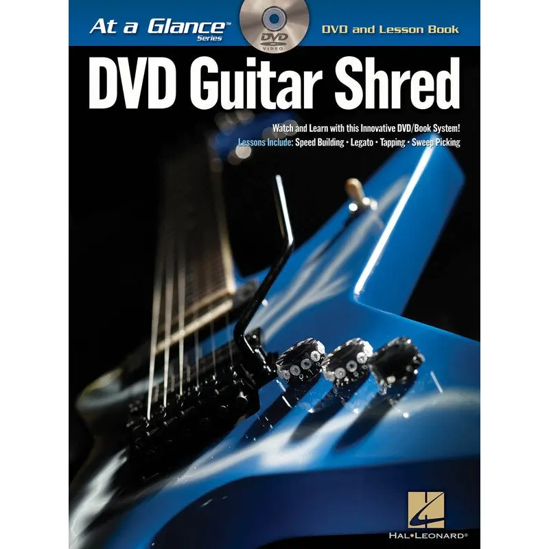 AT A GLANCE GUITAR SHRED BK/DVD
