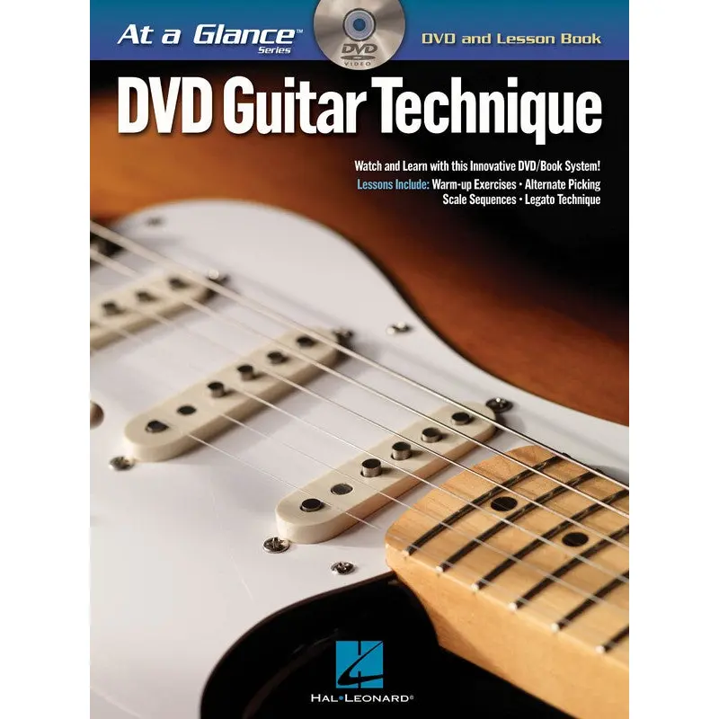 AT A GLANCE GUITAR TECHNIQUE BK/DVD