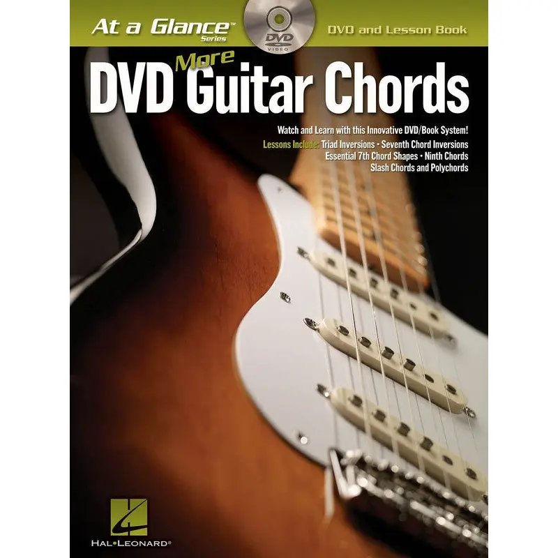 AT A GLANCE MORE GUITAR CHORDS BK/DVD