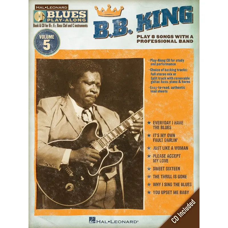 B B KING BLUES PLAY ALONG V5 BK/CD